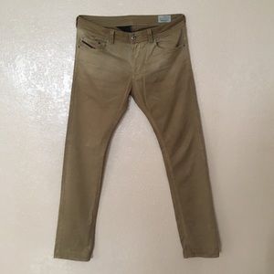 Mens Diesel Thavar slim skinny pants